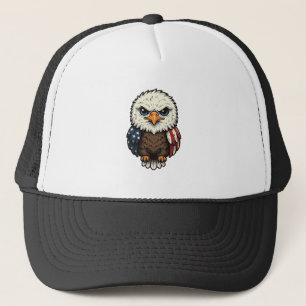 Casquette Chemise bébé aigle patriotique gravée vintage_1