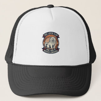 Casquette Chemise de chien Chow Chow Un chien n'est jamais a