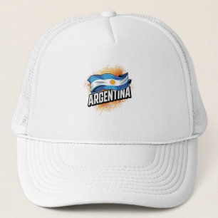 Casquette Chemise de fan de football américain drapeau argen