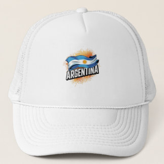 Casquette Chemise de fan de football américain drapeau argen