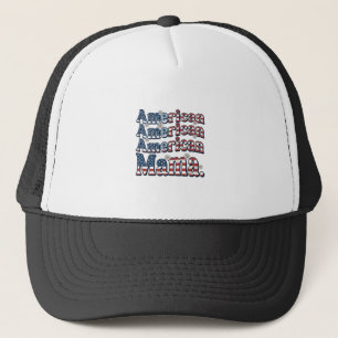 Casquette Chemise de gravure vintage patriotique American Ma