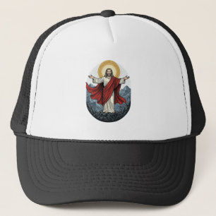 Casquette Chemise de montagne Jésus gravure vintage