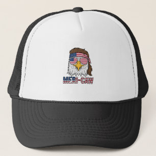 Casquette Chemise Meri-Caw Aigle Patriotique Gravure Vintage