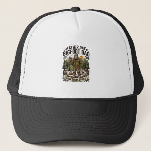 Casquette Chemise Papa Bigfoot Fête des Pères Bois Papa Rétr