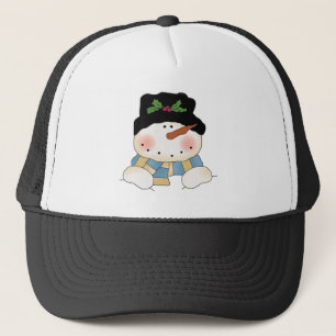 Casquette Chemises et cadeaux Snowman souriants