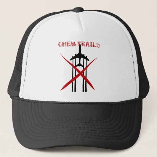 Casquette Chemtrails de pulvérisation plats biffés (Devant)
