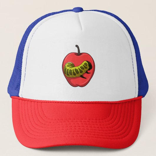Casquette Chenille avec pomme (Devant)