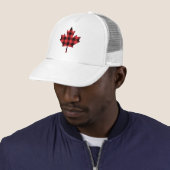 Casquette Chèque Plaid Buffalo Maple Leaf (En situation)