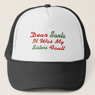 Casquette Cher Père Noël c'était mon défaut de soeurs