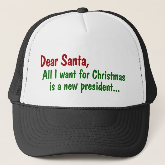 Casquette Cher Père Noël Tout Ce Que Je Veux Pour Noël Est U (Devant)