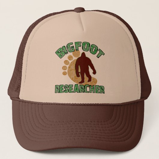 Casquette Chercheur de Bigfoot (Devant)