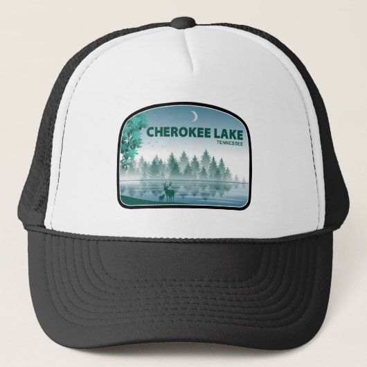 Casquette Cherokee Lake Tennessee Deer (Devant)
