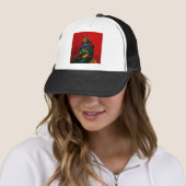 Casquette Cherokee Native American Pop Art Trucker Chapeau (En situation)