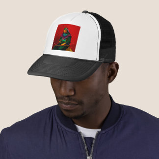 Casquette Cherokee Native American Pop Art Trucker Chapeau