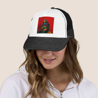 Casquette Cherokee Native American Pop Art Trucker Chapeau