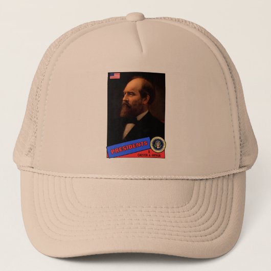Casquette Chester A. Carte Arthur Baseball (Devant)