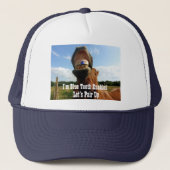 Casquette Cheval à dents bleues (Devant)