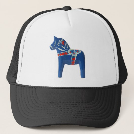 Casquette Cheval bleu de Dala de Suédois (Devant)
