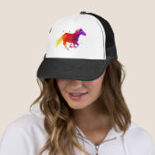 Casquette Cheval coloré (En situation)