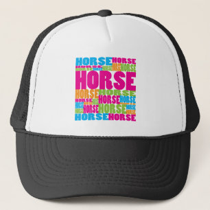 Casquette Cheval coloré