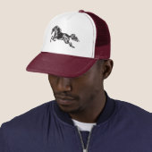 Casquette cheval de saut (En situation)