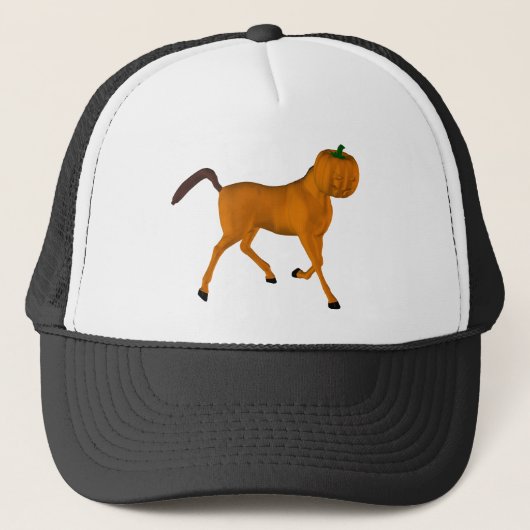 Casquette Cheval d'Halloween (Devant)
