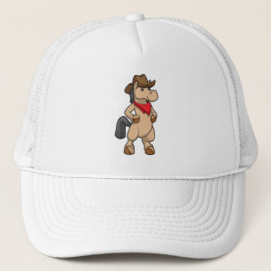 Casquette Cheval en cow-boy