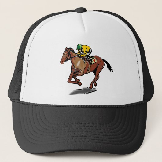 Casquette Cheval et Jockey (Devant)