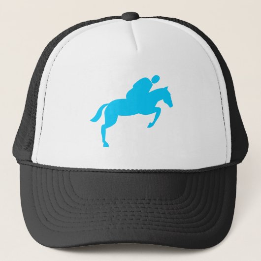 Casquette Cheval Jumping - Sky Blue (Devant)