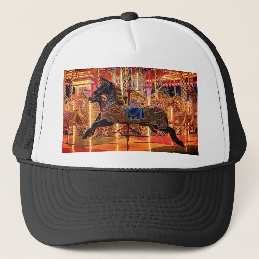 Casquette Cheval noir (Devant)