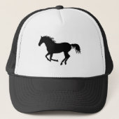 Casquette Cheval noir 1 (Devant)