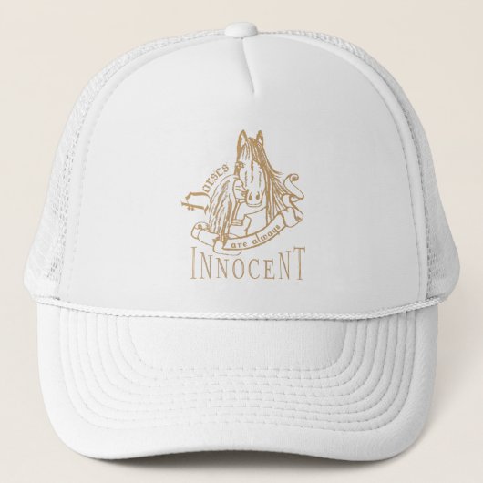 Casquette ChevalAreInnocent - Chapeau de camion (Devant)