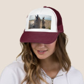 Casquette Chevaux Arabes, (En situation)