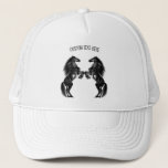 Casquette Chevaux sauvages noirs droits - Ajouter votre text<br><div class="desc">Cheval sauvage noir droit - Dessin noir et blanc Art animal Mustang Chevaux par MIGNED - Ajouter votre texte unique / Choisissez vos couleurs préférées - Redimensionnez et déplacez ou supprimez des éléments avec outil de personnalisation ! Vous pouvez également transférer mes designs à plus de 1000 produits Zazzle.</div>