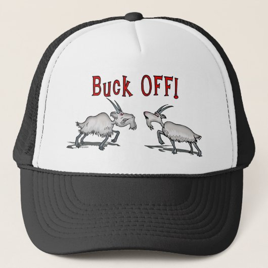 Casquette Chèvre Animaux de ferme Buck Off pour les hommes C (Devant)