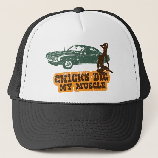 Casquette Chevrolet Camaro 1969 solides solubles (Devant)