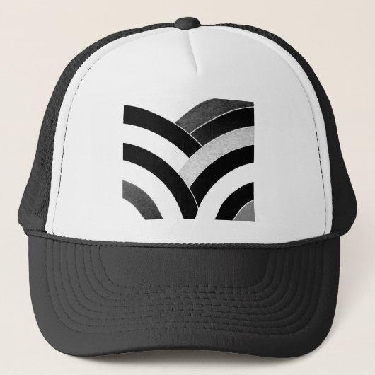 Casquette chevron chic et design (Devant)