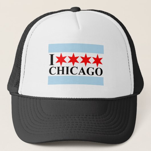 Casquette Chicago Flag - I Love Chicago (Devant)