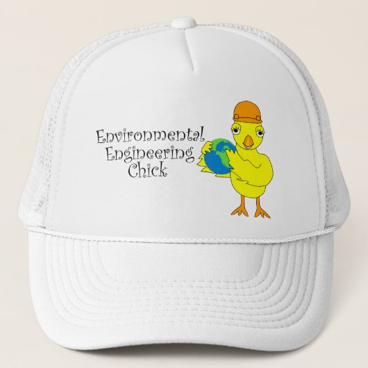 Casquette Chick d'ingénierie de l'environnement (Devant)