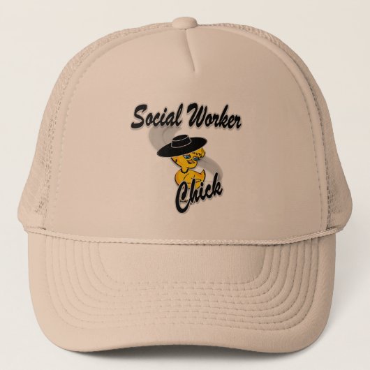 Casquette Chick ouvrier social #4 (Devant)