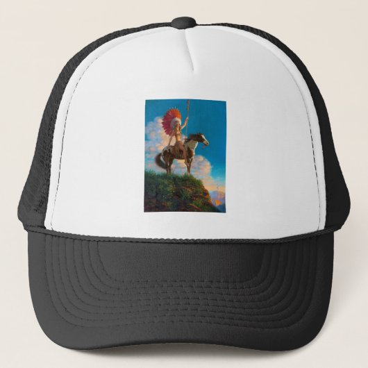 Casquette Chieftess Femme Amérindienne Chef (Devant)