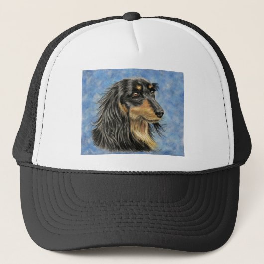 Casquette Chien Art - Long Haired Dachshund Art Marcus (Devant)