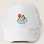 Casquette Chien aux fléchettes avec Dart (Devant)