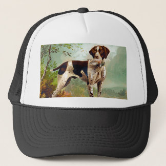 Casquette Chien de chasse avec oiseau dans la gueule