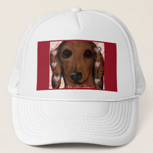 CASQUETTE CHIEN DE CHIEN ROUGE