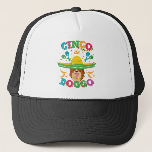 Casquette Chien de corgi de Cinco De Mayo (Devant)