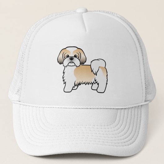 Casquette Chien De Dessin De Cartographie Mélange Chien Chii (Devant)