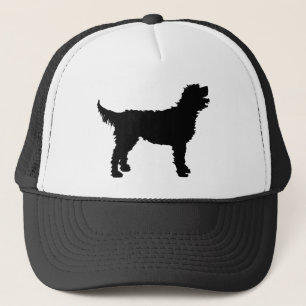 Casquette Chien de Labradoodle (dans le noir)