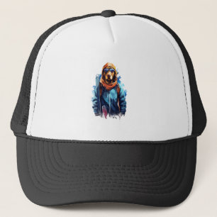 Casquette Chien de Ski dans des Lunettes de Ski 5
