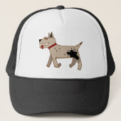 Casquette chien de travail dur (Devant)